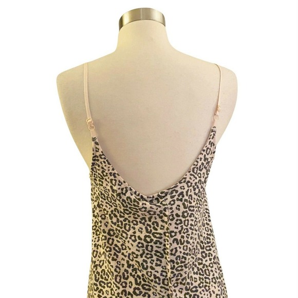 ATM Leopard Slip Dress Anthony Thomas Melillo  Lunar Combo Sleeveless Cami Small - Picture 4 of 10